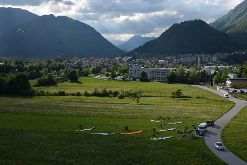 Полеты на парамоторах в Словении в Альпах