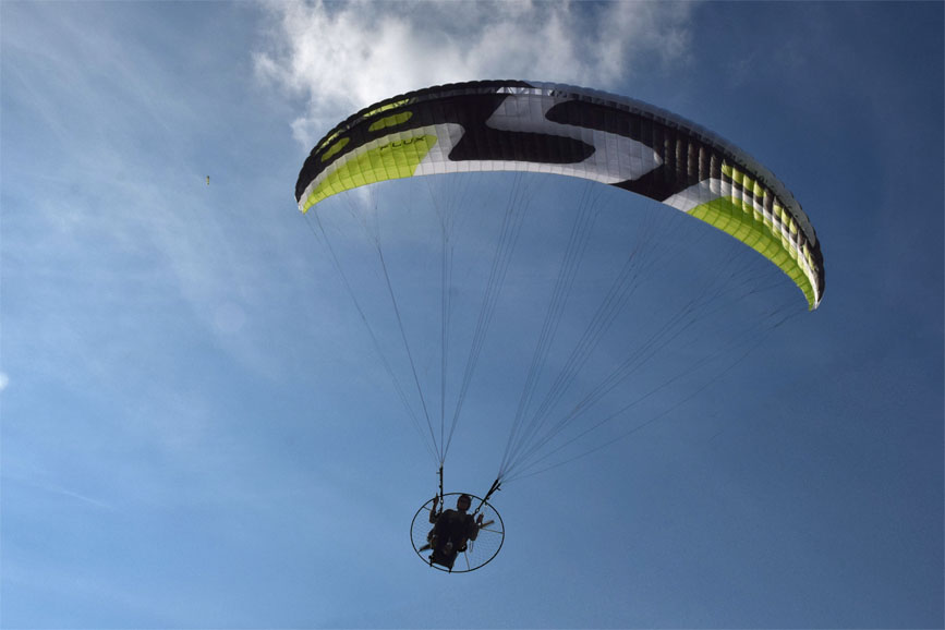 Параплан Sky Flux в полете